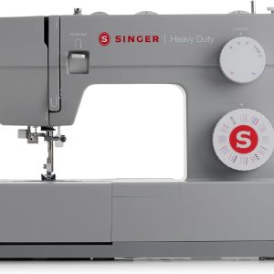 SINGER Heavy Duty 4452 High Speed Sewing Machine With Accessory Kit | Strong Motor with Enhanced Piercing Power, 110 Stitch Applications, Full Metal frame, 1-step Buttonhole & LED Lights